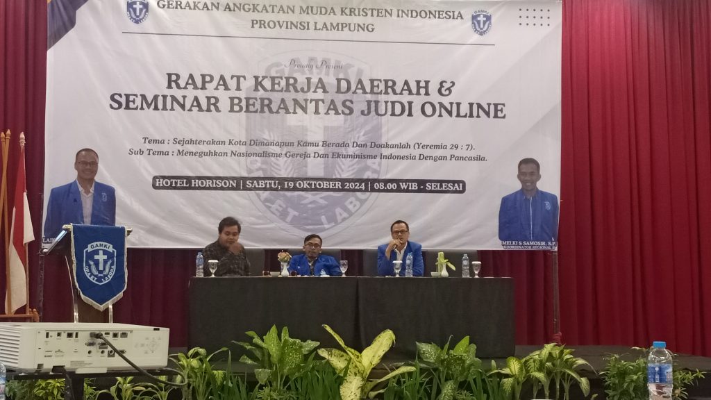 RAKERDA GAMKI PROVINSI LAMPUNG & SEMINAR BRANTAS JUDI ONLINE